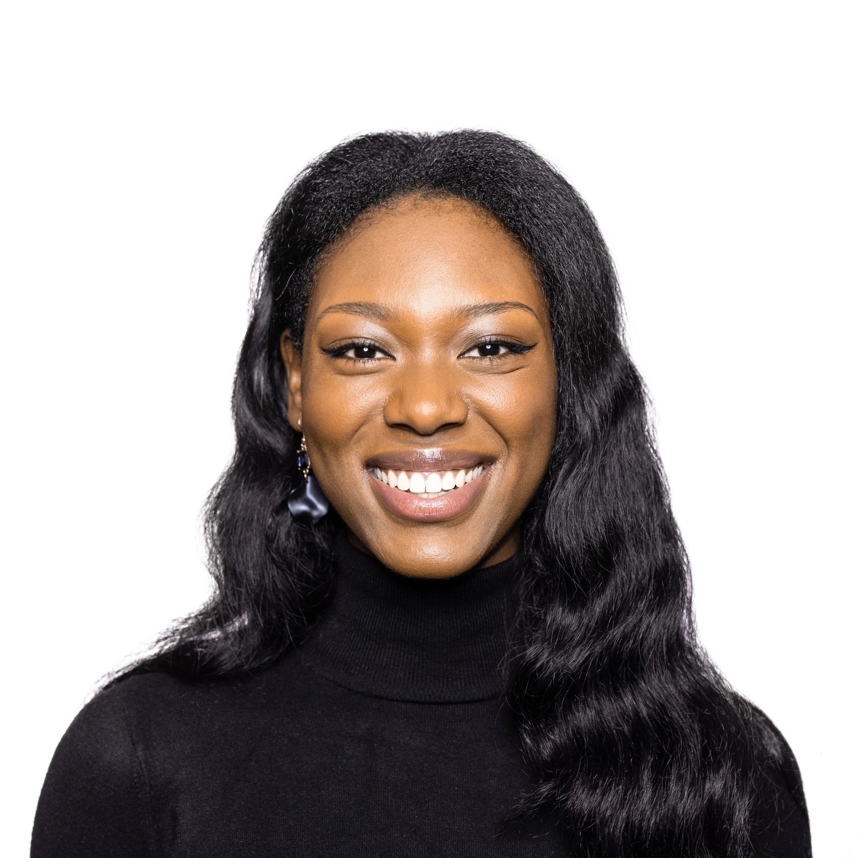 Smiling vocalist headshot